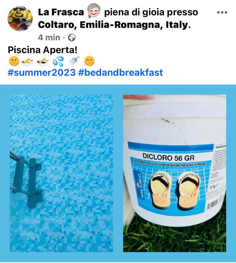 La Frasca Panzió Coltaro Kültér fotó